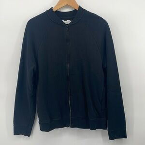 Topman Classic Zip Up Jacket in Black M A6